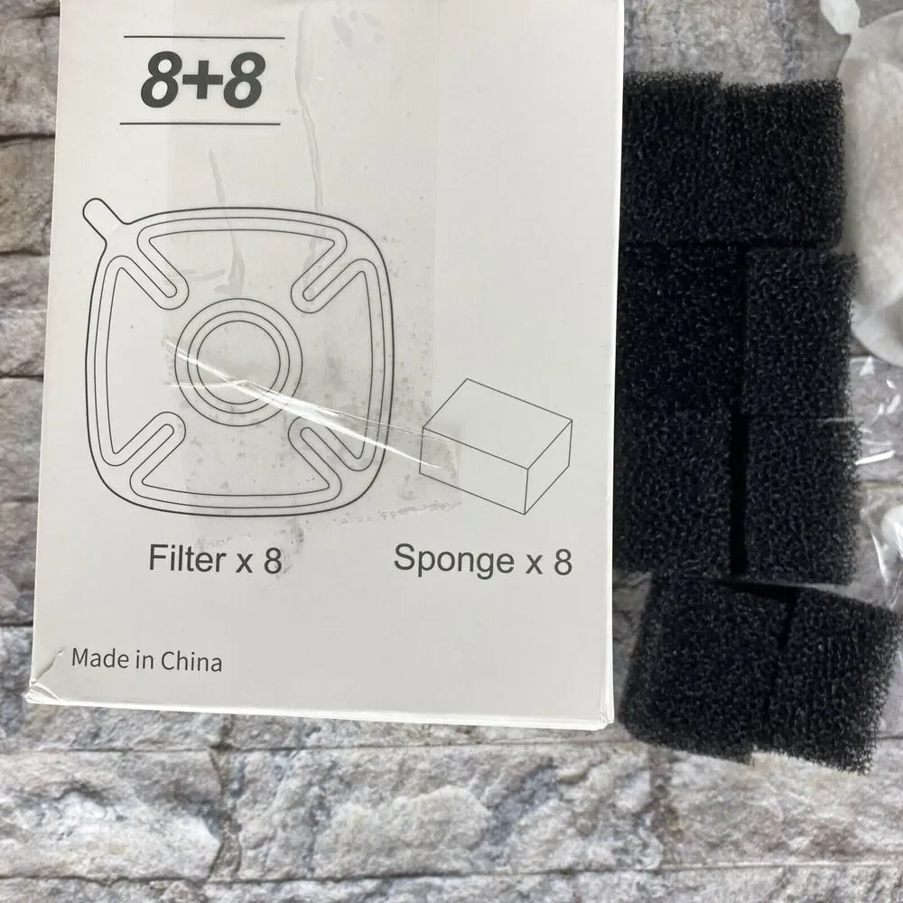 8 Pk Cat Water Fountain Filters Replacement Filters For Automatic Pet Fountain